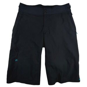 Yeti Turq Mens Mountain Bike Shorts Black Size Medium MTB Cycling Trail Biking